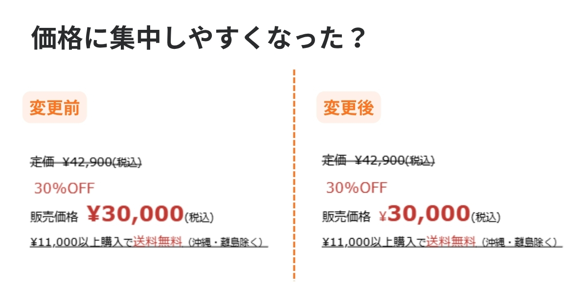 価格に集中しやすくなったと思います？